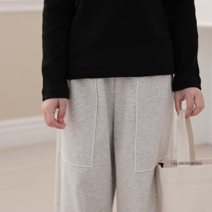 Lalabongbong - Korean Children Fashion - #stylishchildhood - Pocket Wide Pants - 12