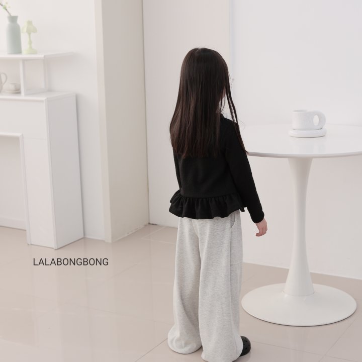 Lalabongbong - Korean Children Fashion - #stylishchildhood - Jacquard Frill Cardigan - 10