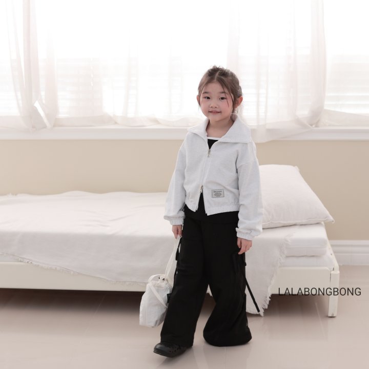 Lalabongbong - Korean Children Fashion - #todddlerfashion - Two-Way Wide Zip-Up - 5