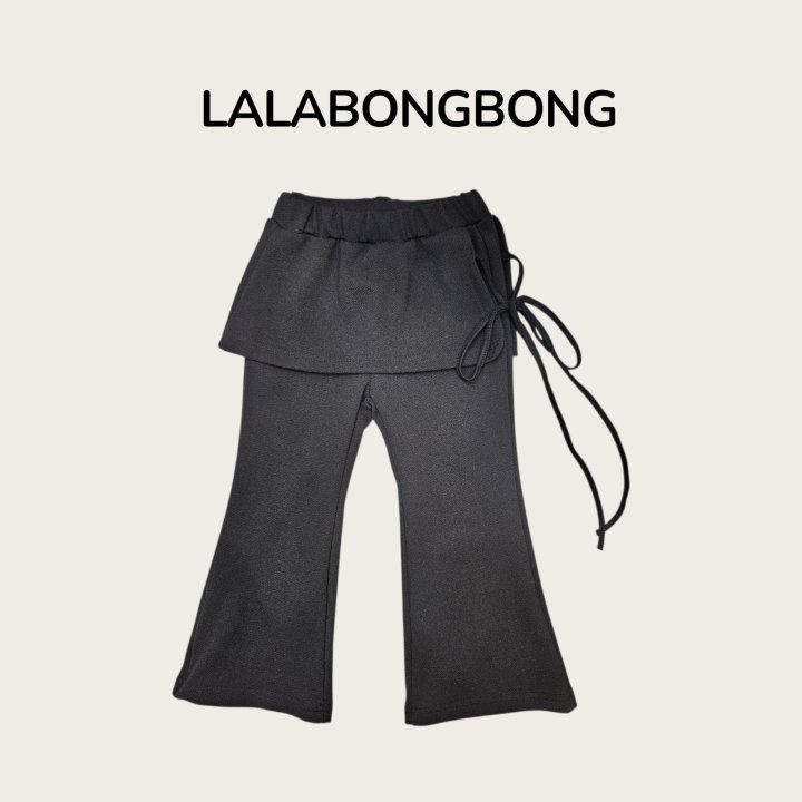 Lalabongbong - Korean Children Fashion - #todddlerfashion - Side Wrap Pants