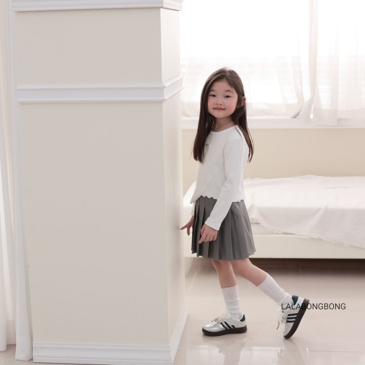 Lalabongbong - Korean Children Fashion - #todddlerfashion - Pleated Skirt - 7