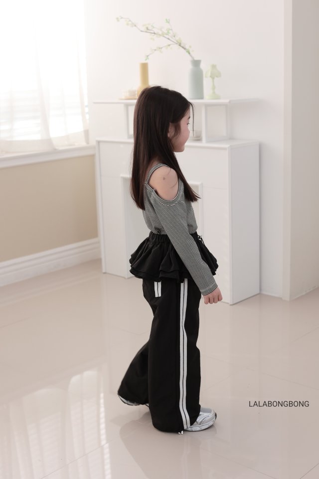 Lalabongbong - Korean Children Fashion - #toddlerclothing - Off-Shoulder Tee - 7