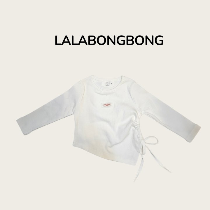 Lalabongbong - Korean Children Fashion - #toddlerclothing - Side String Tee - 3