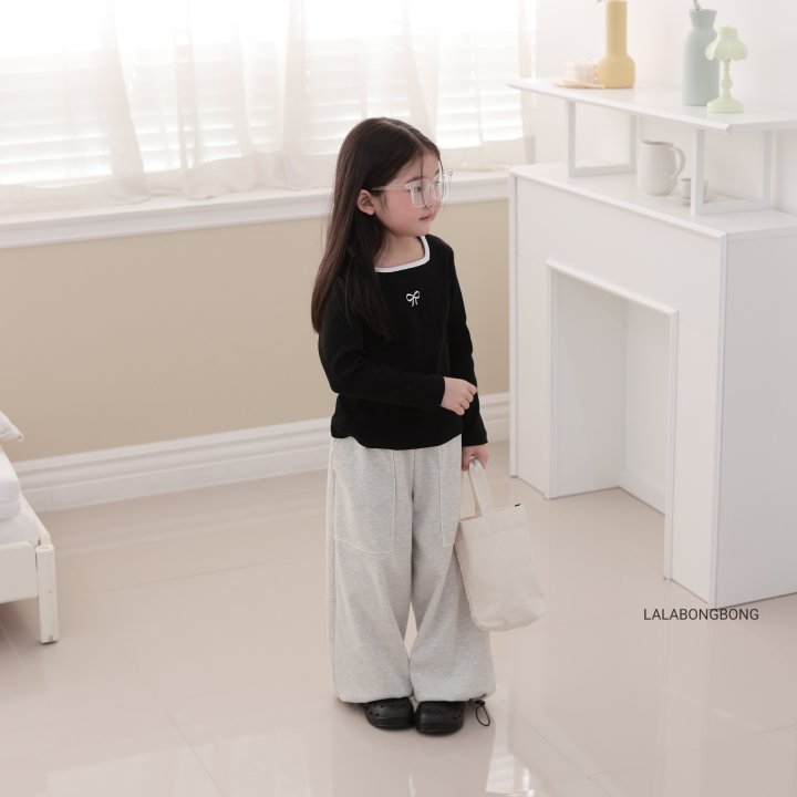 Lalabongbong - Korean Children Fashion - #toddlerclothing - Pocket Wide Pants - 11