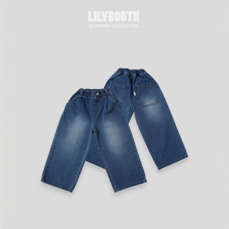 Lilybooth - Korean Children Fashion - #Kfashion4kids - Netty Denim Pants - 3