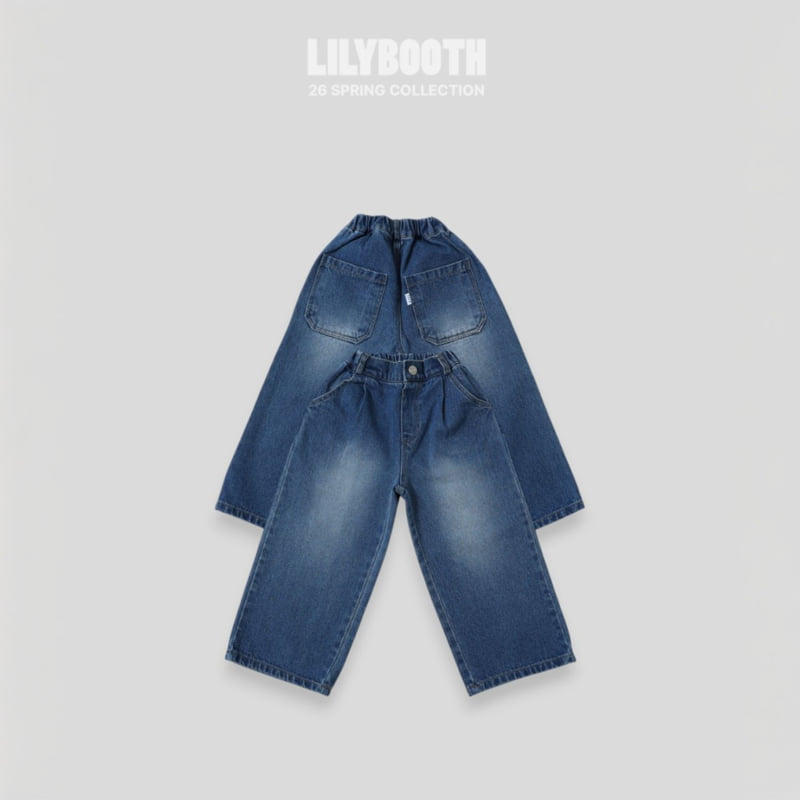 Lilybooth - Korean Children Fashion - #Kfashion4kids - Netty Denim Pants - 4