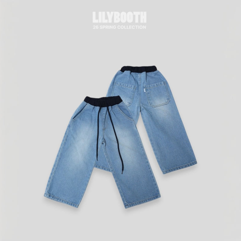 Lilybooth - Korean Children Fashion - #stylishchildhood - Release Denim Pants - 3