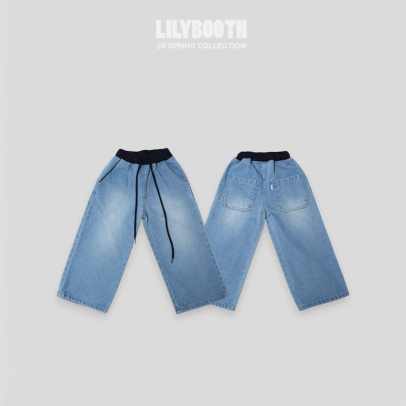 Lilybooth - Korean Children Fashion - #todddlerfashion - Release Denim Pants