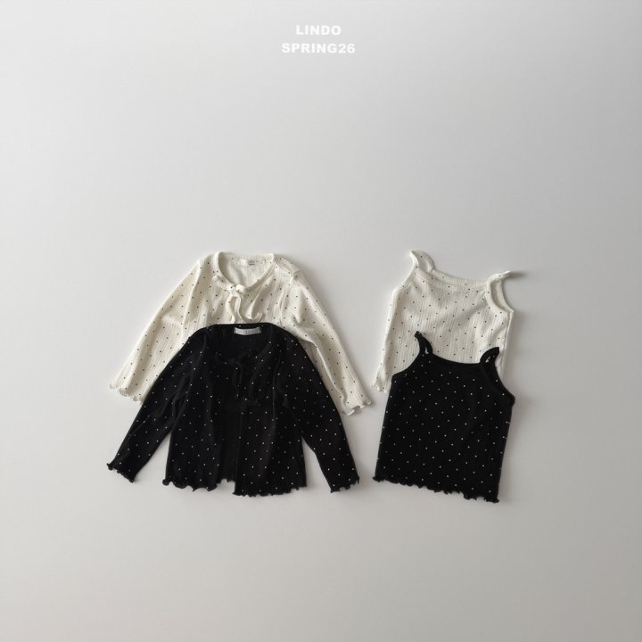 Lindo - Korean Baby Fashion - #onlinebabyshop - Ive Cardigan Sleeveless Set - 4