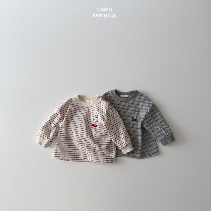 Lindo - Korean Baby Fashion - #babyboutique - Bear Label Tee