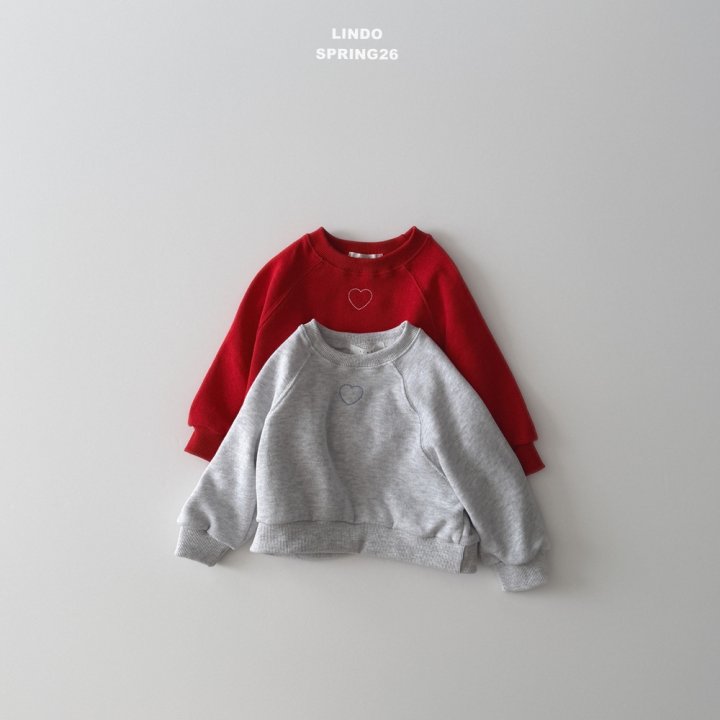 Lindo - Korean Baby Fashion - #babyboutique - Stitch Heart Sweatshirt - 9