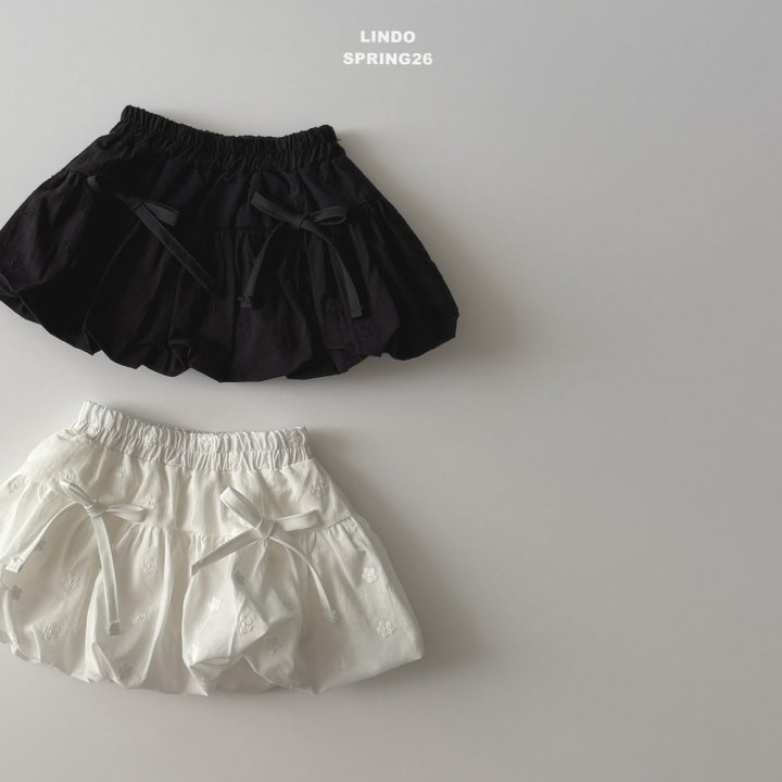 Lindo - Korean Baby Fashion - #babyboutique - Floral Embroidered Balloon Skirt - 8