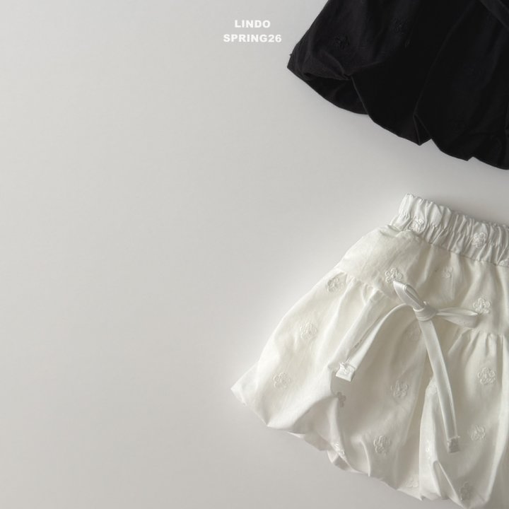 Lindo - Korean Baby Fashion - #babyboutique - Floral Embroidered Balloon Skirt - 9