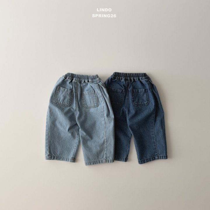 Lindo - Korean Baby Fashion - #babyboutique - Autumn Denim Pants - 5