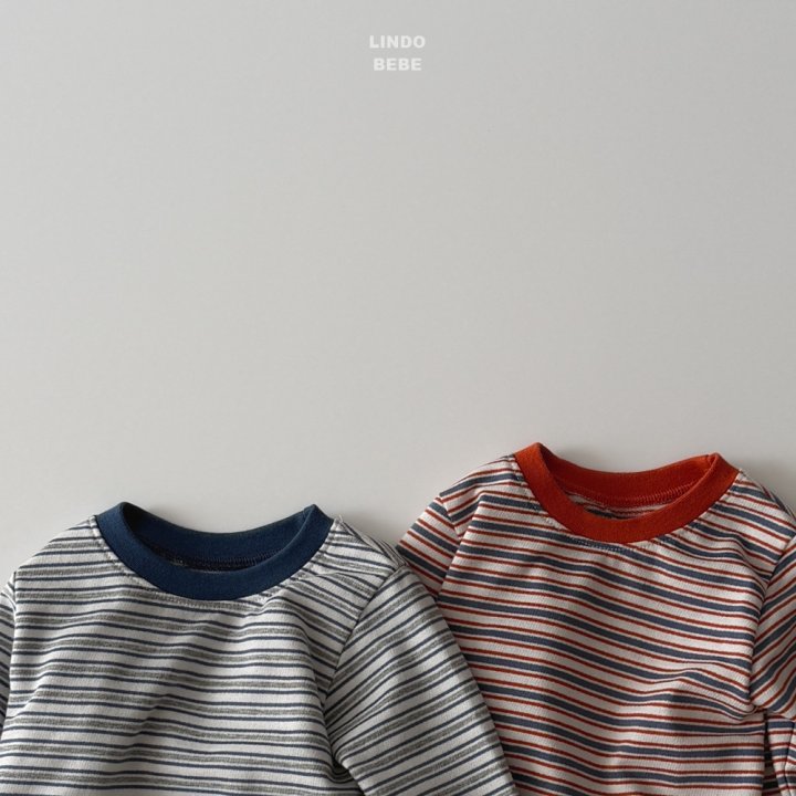 Lindo - Korean Baby Fashion - #babyboutique - Bebe Stripe Tee - 5