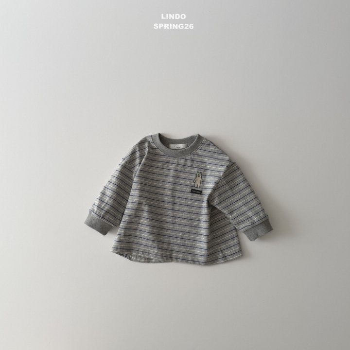 Lindo - Korean Baby Fashion - #babyclothing - Bear Label Tee - 3
