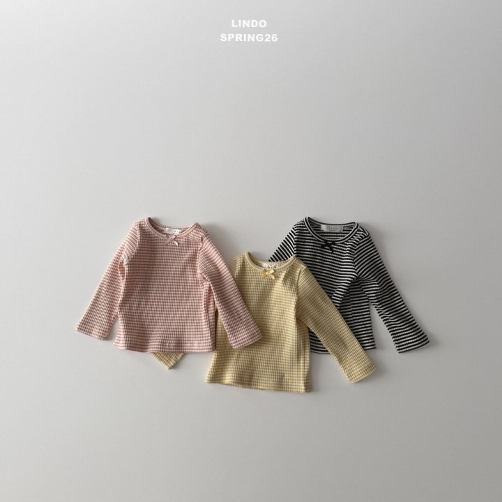 Lindo - Korean Baby Fashion - #babyclothing - Mini Ribbon Tee