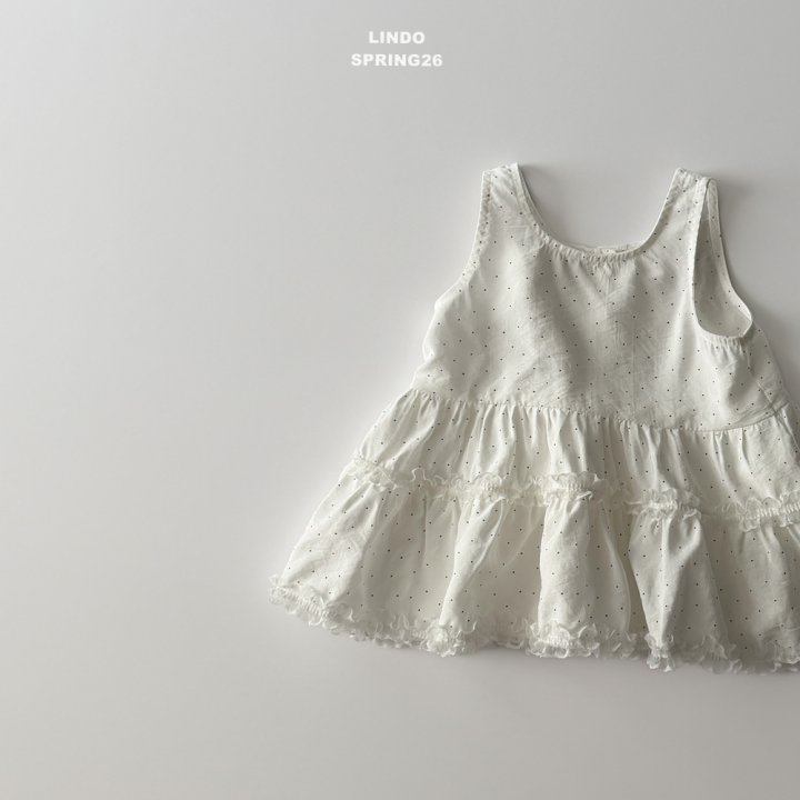 Lindo - Korean Baby Fashion - #babyclothing - White Cancan One-piece - 2