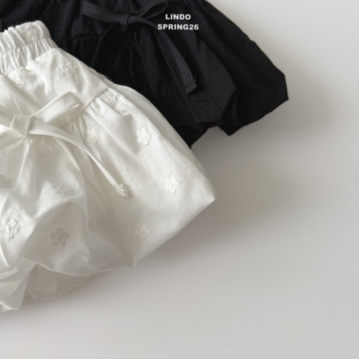 Lindo - Korean Baby Fashion - #babyclothing - Floral Embroidered Balloon Skirt - 11
