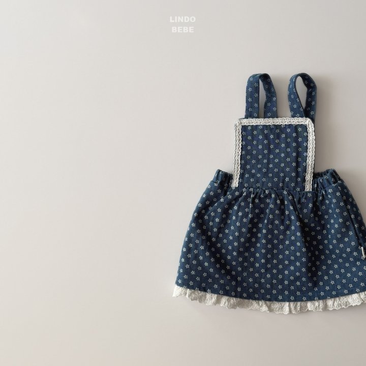 Lindo - Korean Baby Fashion - #babyclothing - Bebe Spring Spring Denim One-piece - 2