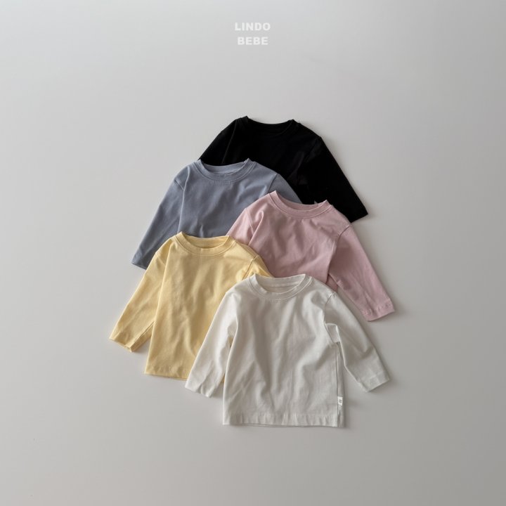 Lindo - Korean Baby Fashion - #babyclothing - Bebe Basic Tee - 11