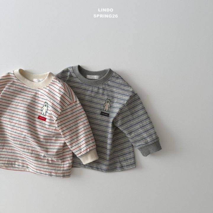 Lindo - Korean Baby Fashion - #babyclothing - Bear Label Tee - 4