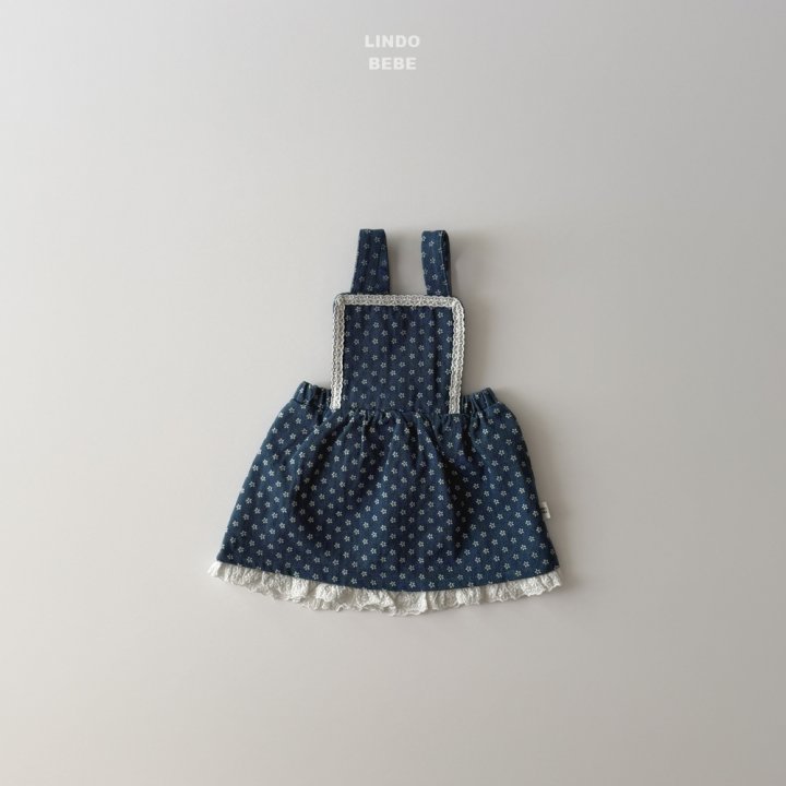 Lindo - Korean Baby Fashion - #babyfashion - Bebe Spring Spring Denim One-piece - 3