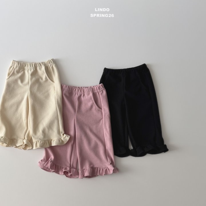 Lindo - Korean Baby Fashion - #babyfever - Ami Frill Pants - 6