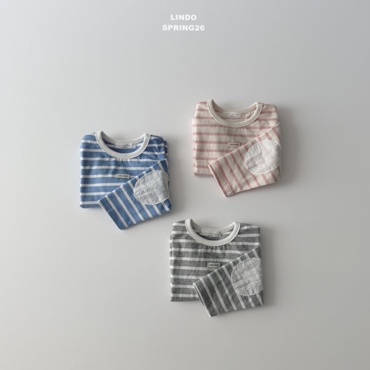 Lindo - Korean Baby Fashion - #babyfever - Lace Patch Tee - 5
