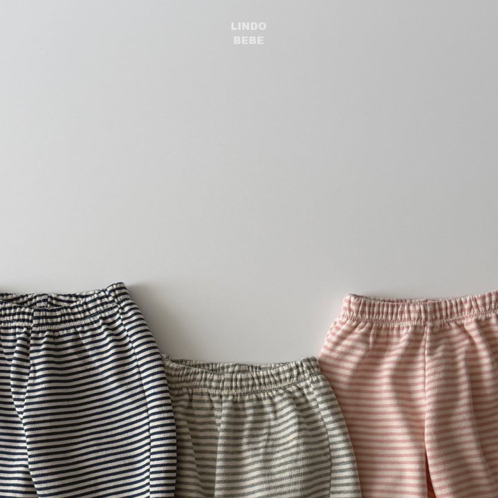 Lindo - Korean Baby Fashion - #babygirlfashion - Bebe Stripe Jogger Pants - 2