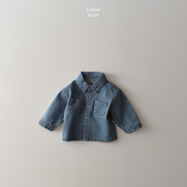 Lindo - Korean Baby Fashion - #babygirlfashion - Bebe Denim Shirt