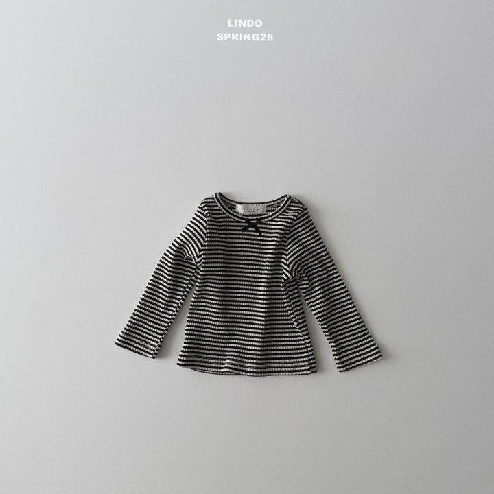 Lindo - Korean Baby Fashion - #babylifestyle - Mini Ribbon Tee - 5