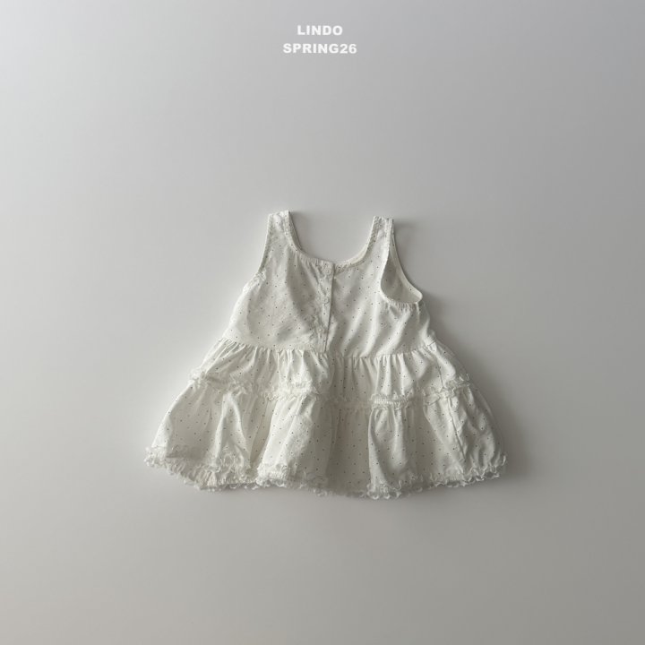 Lindo - Korean Baby Fashion - #babylifestyle - White Cancan One-piece - 6