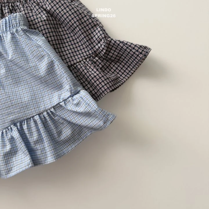 Lindo - Korean Baby Fashion - #babylifestyle - Garden Check Set - 10