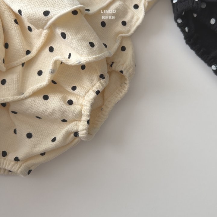 Lindo - Korean Baby Fashion - #babylifestyle - Bebe Dot Cancan Bloomer - 8