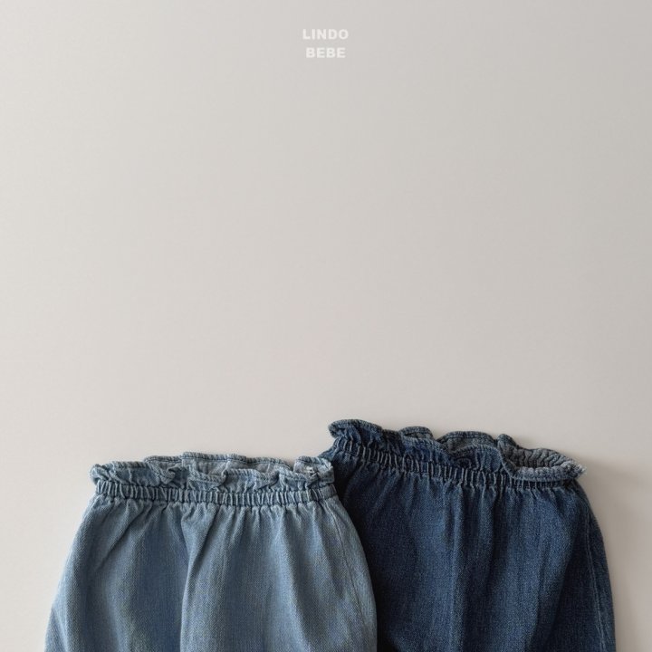 Lindo - Korean Baby Fashion - #babygirlfashion - Bebe Denim Bloomer - 4