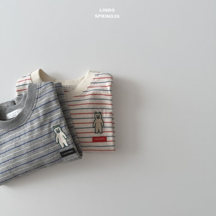 Lindo - Korean Baby Fashion - #babyoninstagram - Bear Label Tee - 8