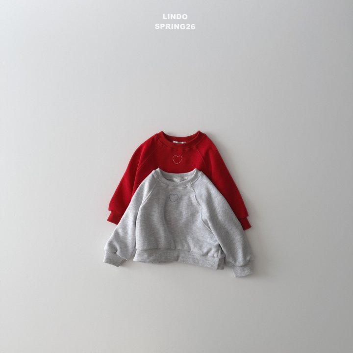 Lindo - Korean Baby Fashion - #babyoninstagram - Stitch Heart Sweatshirt