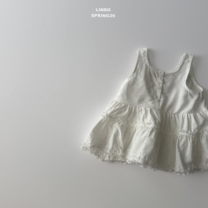 Lindo - Korean Baby Fashion - #babyoninstagram - White Cancan One-piece - 7
