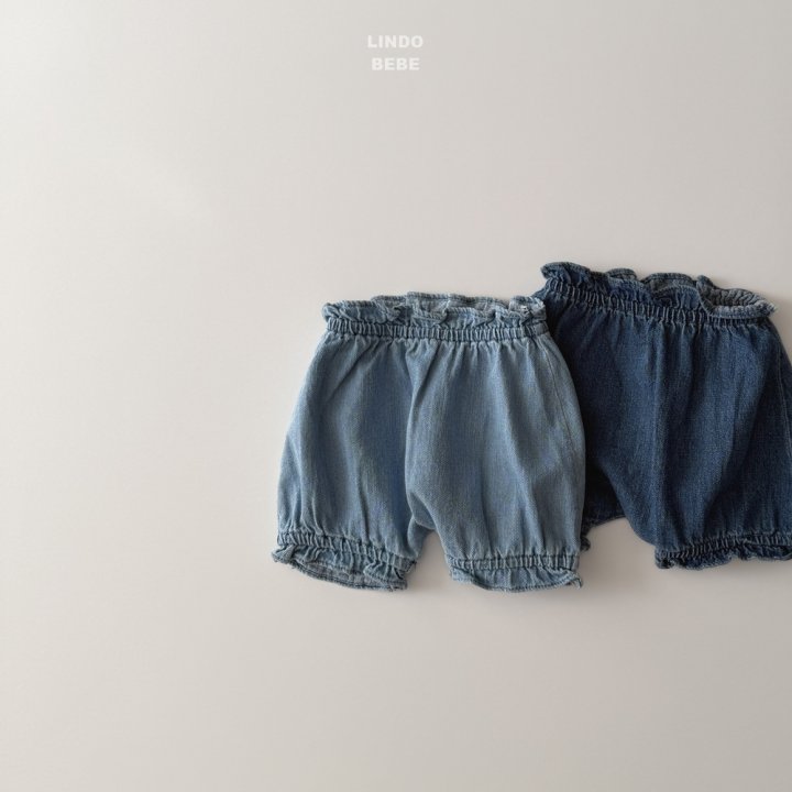 Lindo - Korean Baby Fashion - #babyoninstagram - Bebe Denim Bloomer - 5