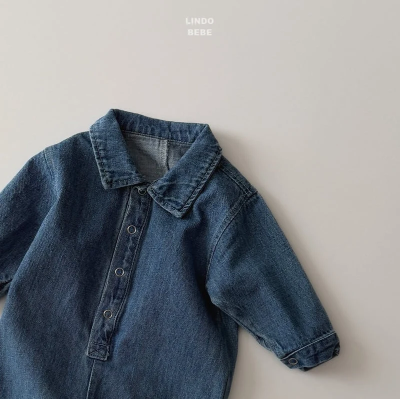 Lindo - Korean Baby Fashion - #babyoninstagram - Bebe Denim Suit - 2