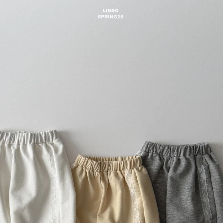 Lindo - Korean Baby Fashion - #babyootd - Lace Jogger Pants - 8