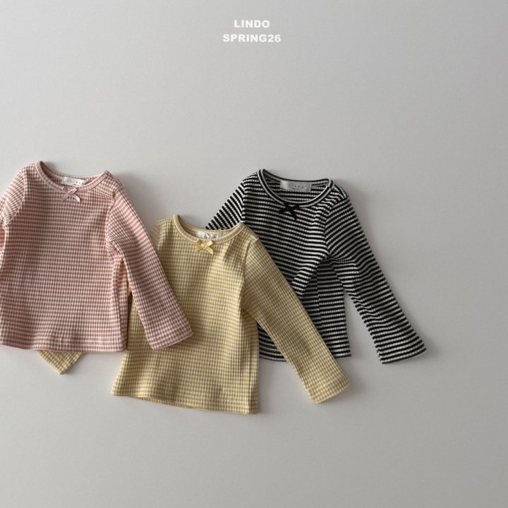 Lindo - Korean Baby Fashion - #babyootd - Mini Ribbon Tee - 7