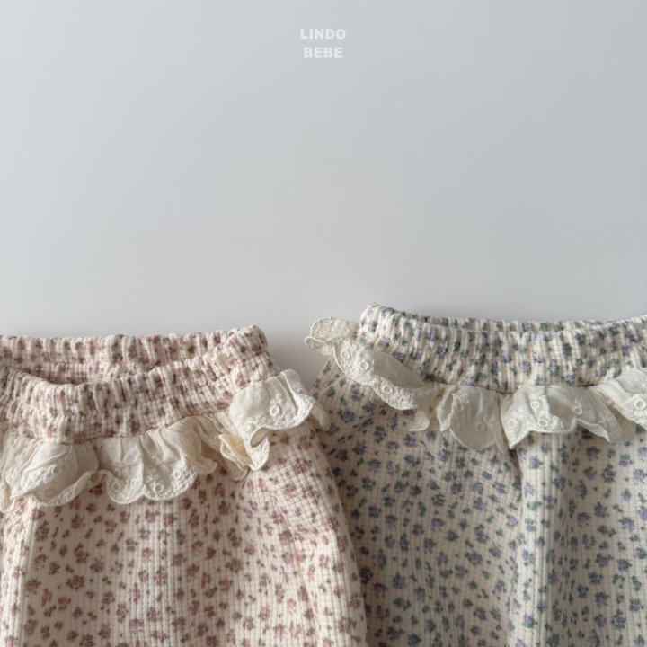 Lindo - Korean Baby Fashion - #babyootd - Bebe Petite Frill Jogger Pants - 2