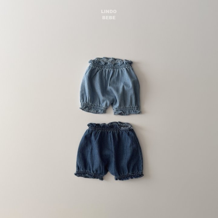 Lindo - Korean Baby Fashion - #babyootd - Bebe Denim Bloomer - 6