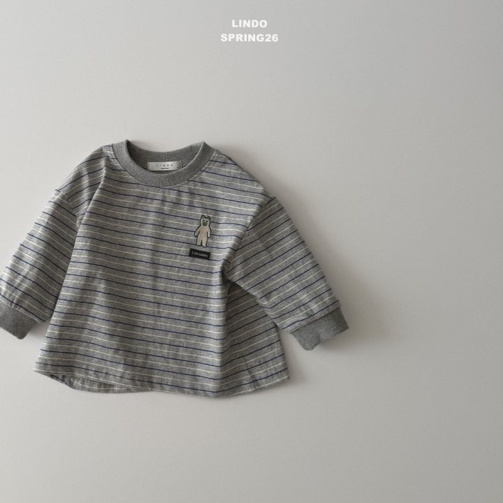 Lindo - Korean Baby Fashion - #babyoutfit - Bear Label Tee - 10