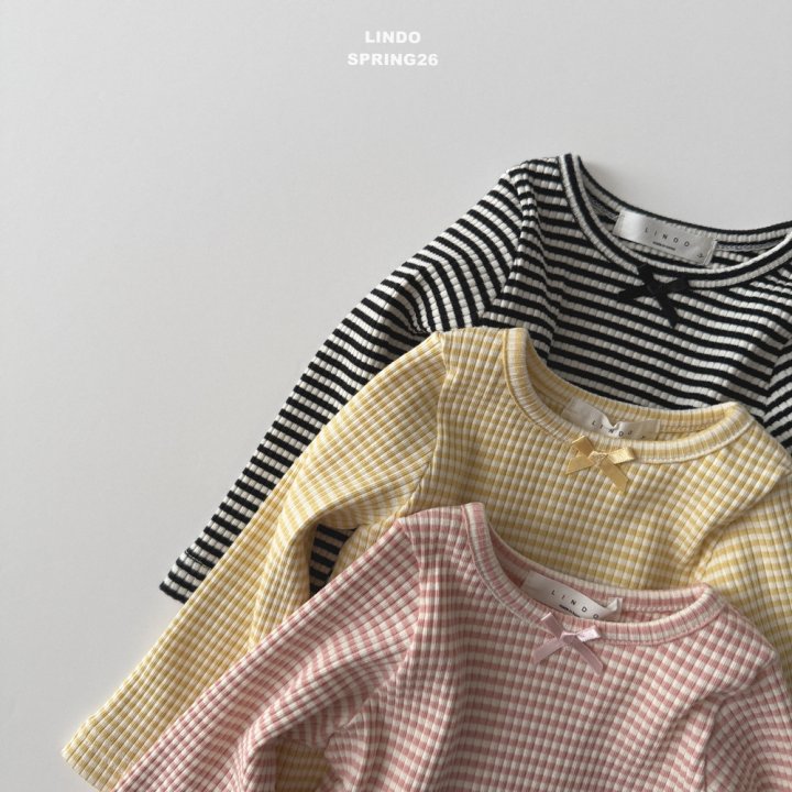 Lindo - Korean Baby Fashion - #babyoutfit - Mini Ribbon Tee - 9