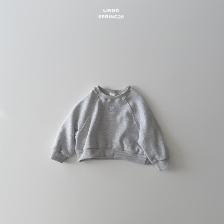 Lindo - Korean Baby Fashion - #babyoutfit - Stitch Heart Sweatshirt - 4