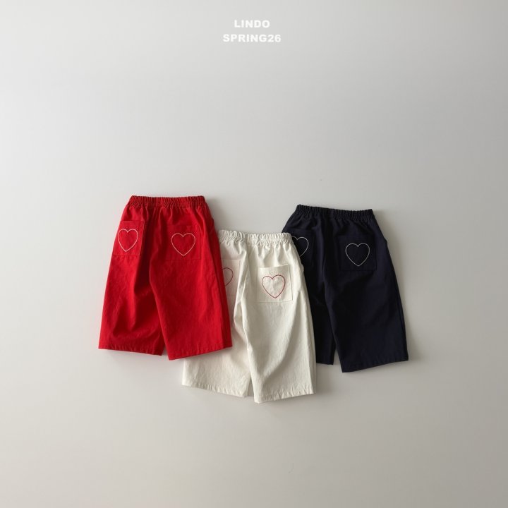 Lindo - Korean Baby Fashion - #babyoutfit - Heart Point Pants - 2