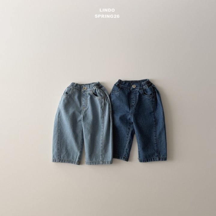 Lindo - Korean Baby Fashion - #babyoutfit - Autumn Denim Pants
